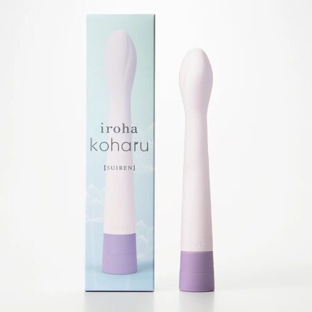 Сиреневый вибратор Iroha Koharu Suiren - 16 см.